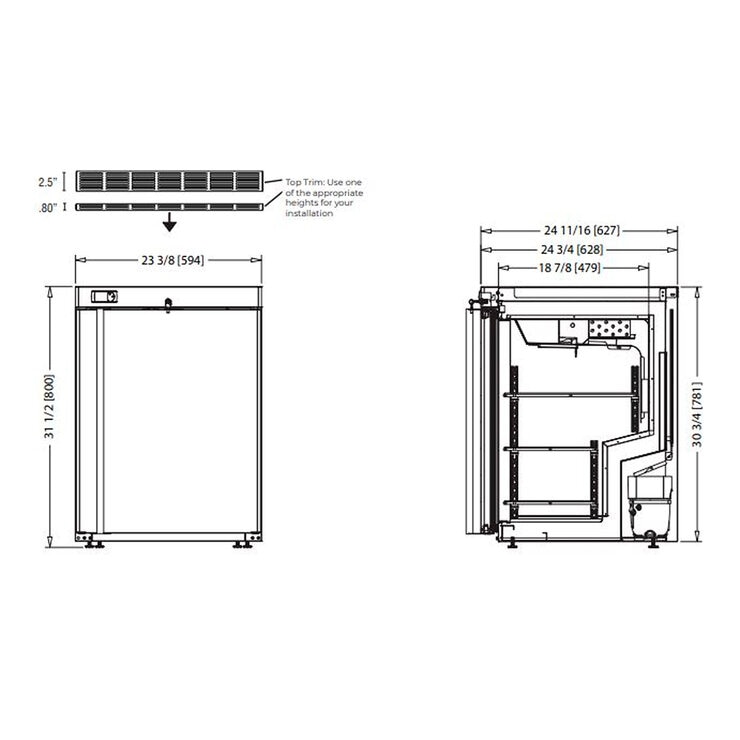 Hoshizaki Frigobar 3.8'