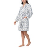 DKNY Bata para Dama Azul Grande