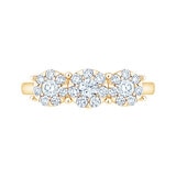 Anillo Nupcial de Diamantes 0.50ctw, Oro Amarillo 14K