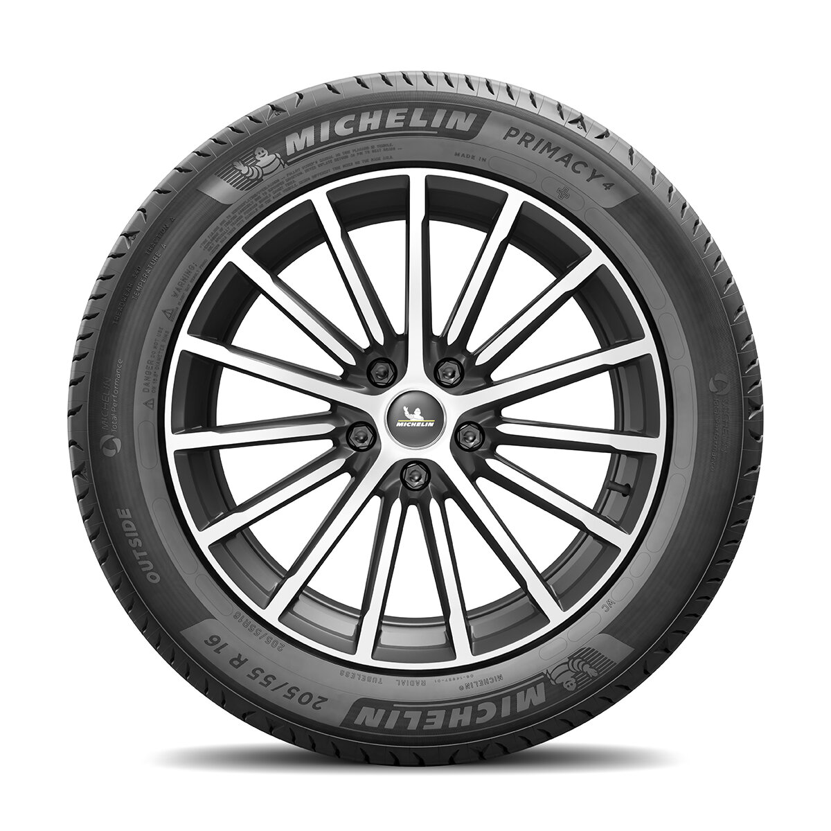 Llanta Michelin Primacy 4+ 205/60R16 TL 92V