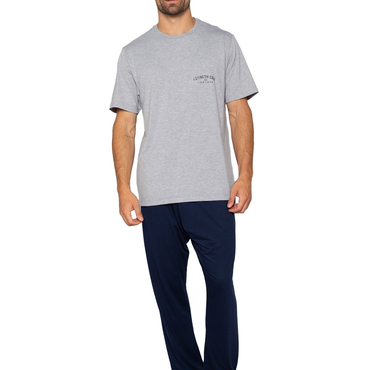 Kenneth Cole Pijama para Caballero Gris Chica Kenneth Cole Pijama para Caballero Gris Chica