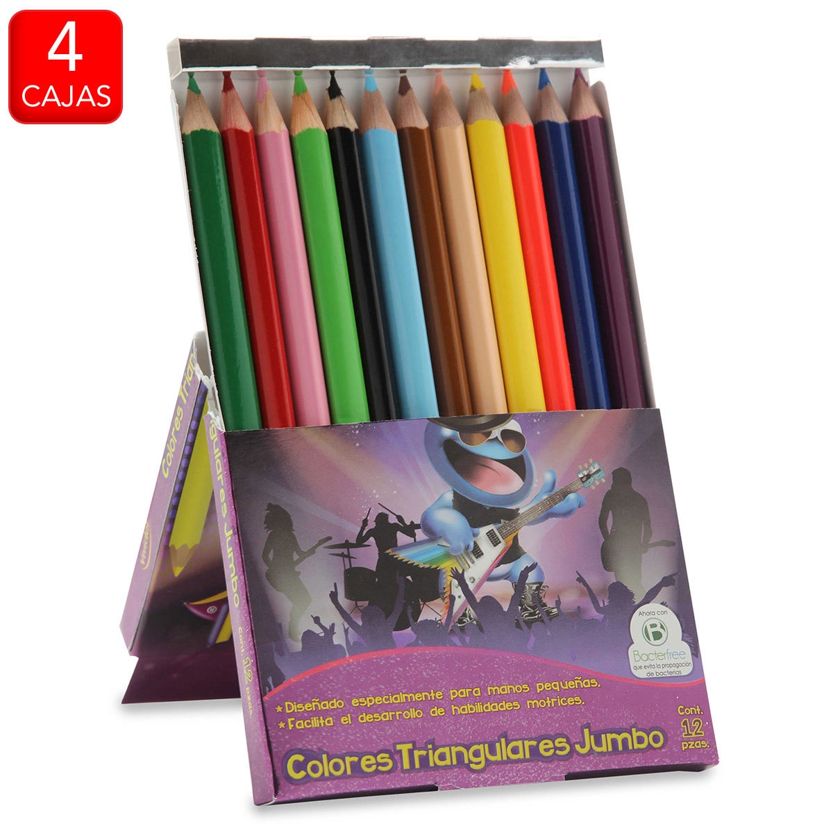 FABER-CASTELL ESTUCHE METÁLICO 6 LÁPICES GRAFITO EXTRA-MATE