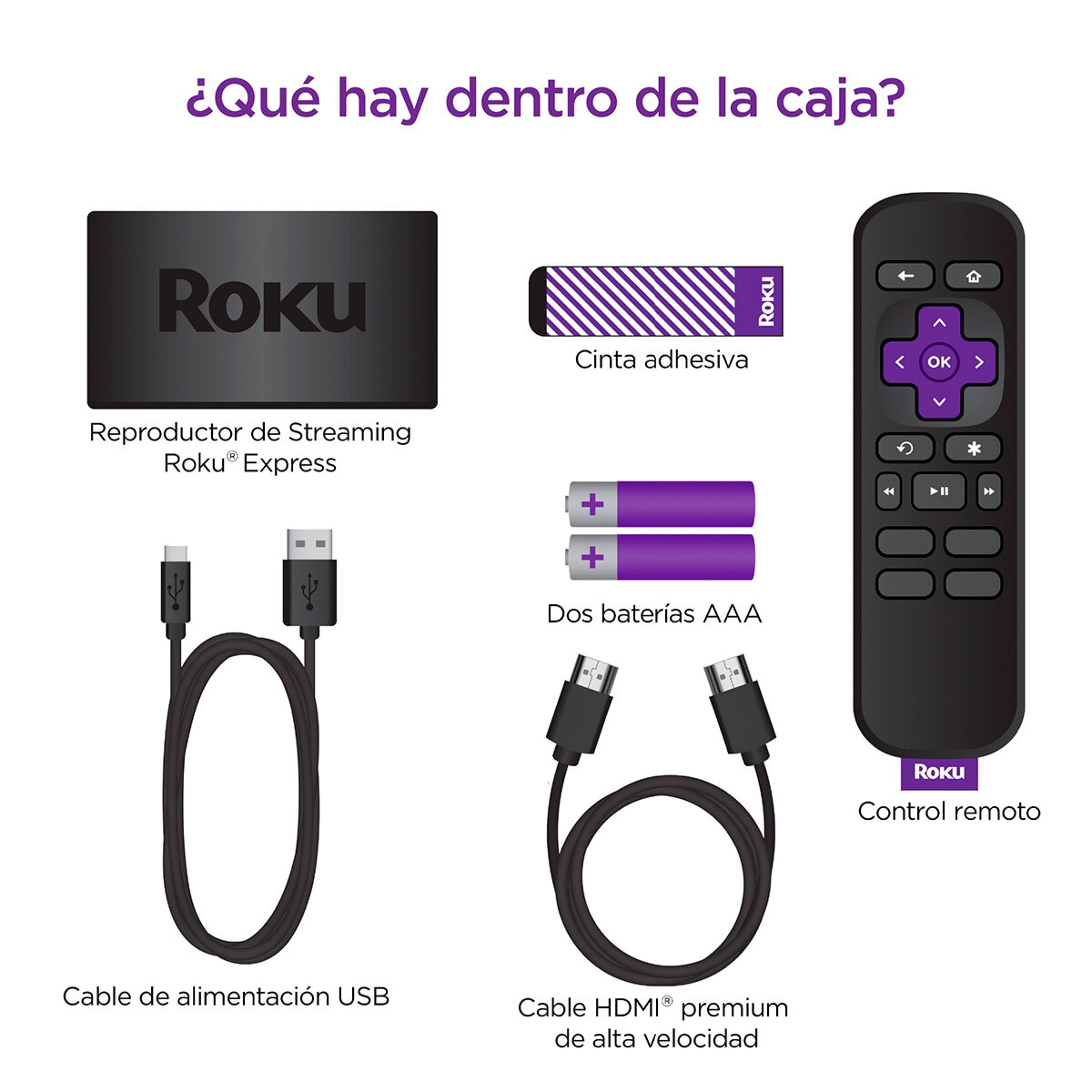 Roku, Paquete de 2 Reproductores de Streaming Express HD