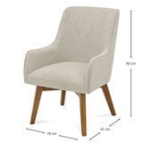 Tamarindo, Sillón de Tela Beige