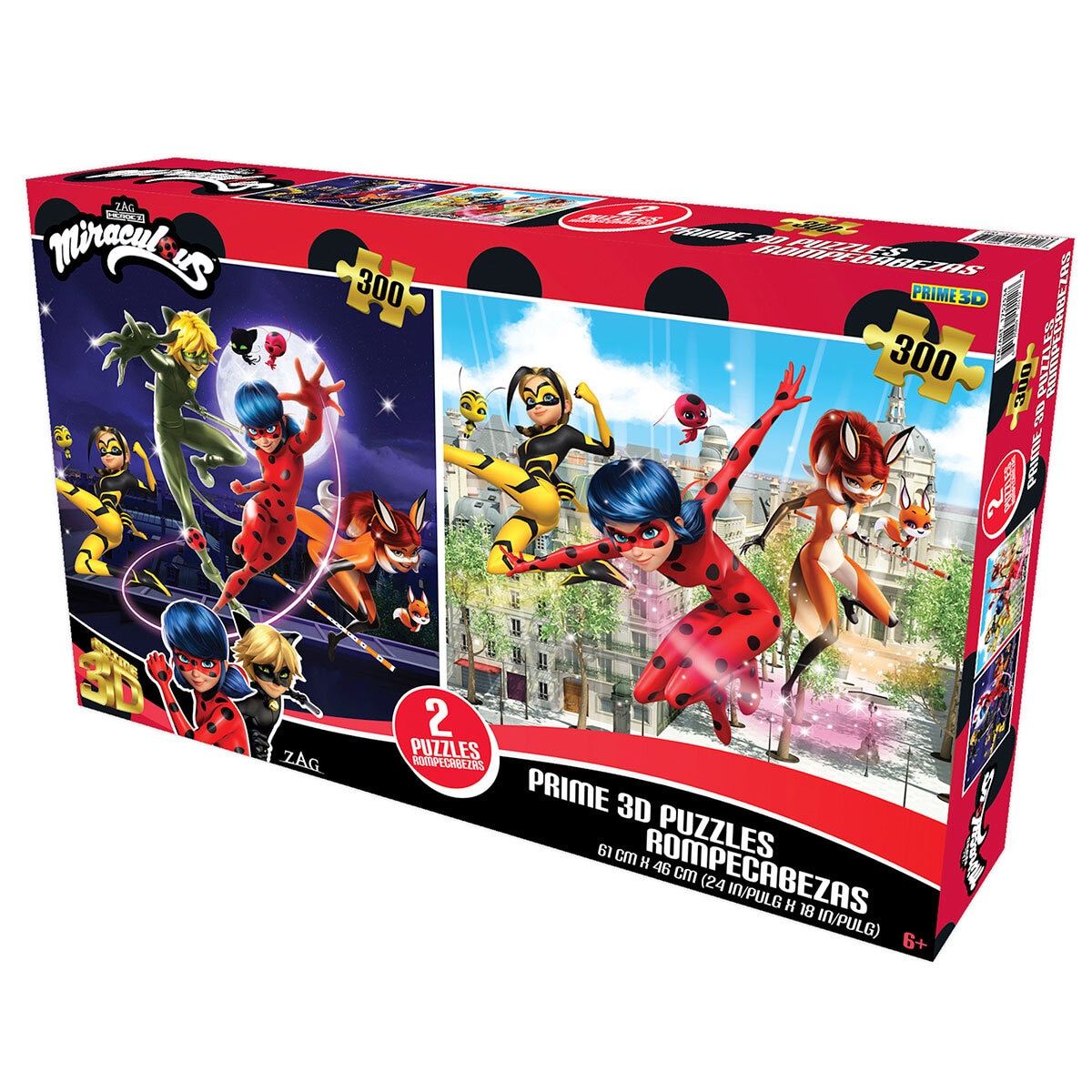 Juego de Rompecabezas de Cartón Miracolous Costco México