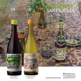 Vino Tinto El Burro Santa Julia Orgánico 750ml + Vino Blanco La Oveja Santa Julia Orgánico 750ml