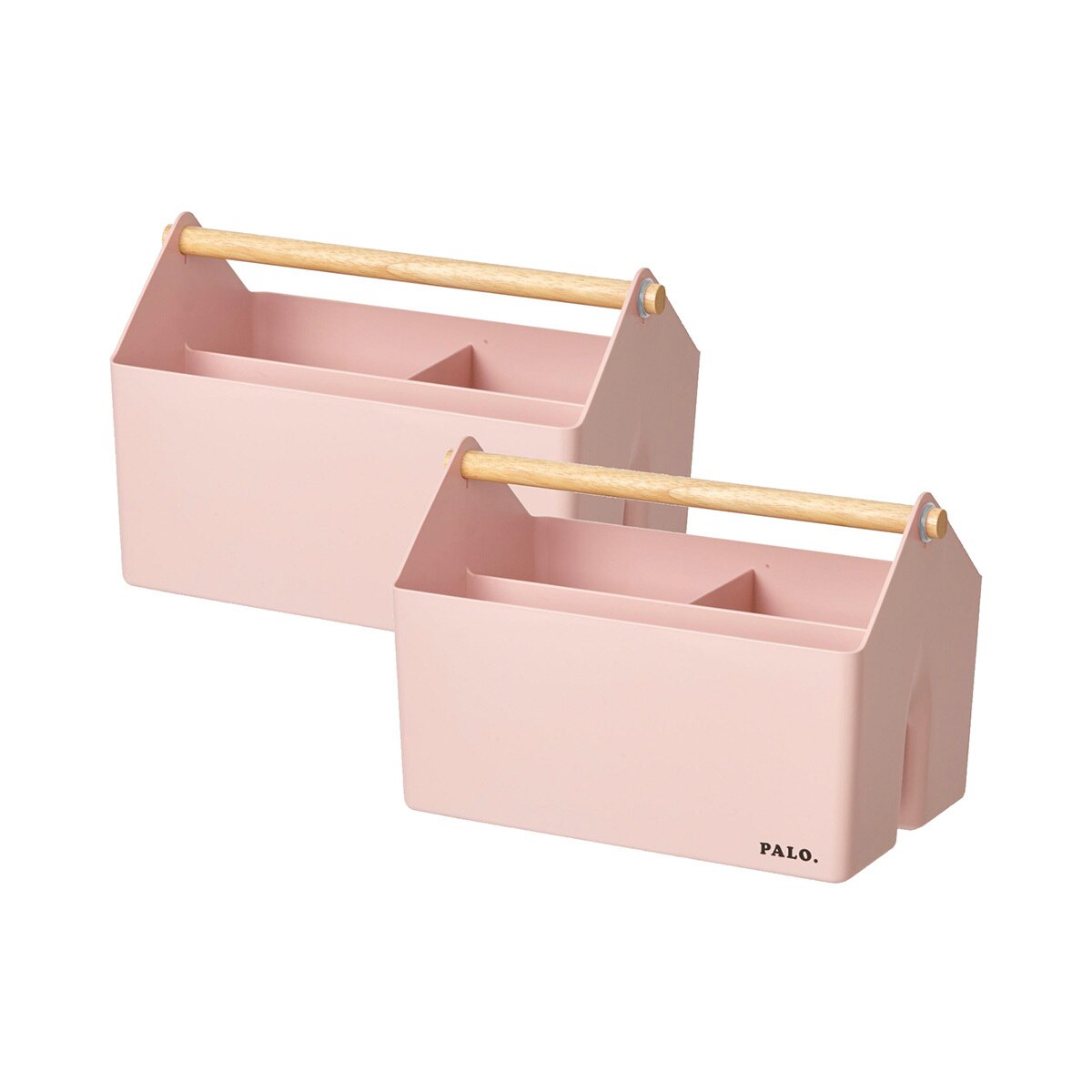 Litem, Set de 2 Canastas con Asa de Madera | Costco México