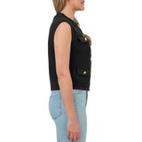BLANKNYC Chaleco punto para Dama Negro Extra Chica
