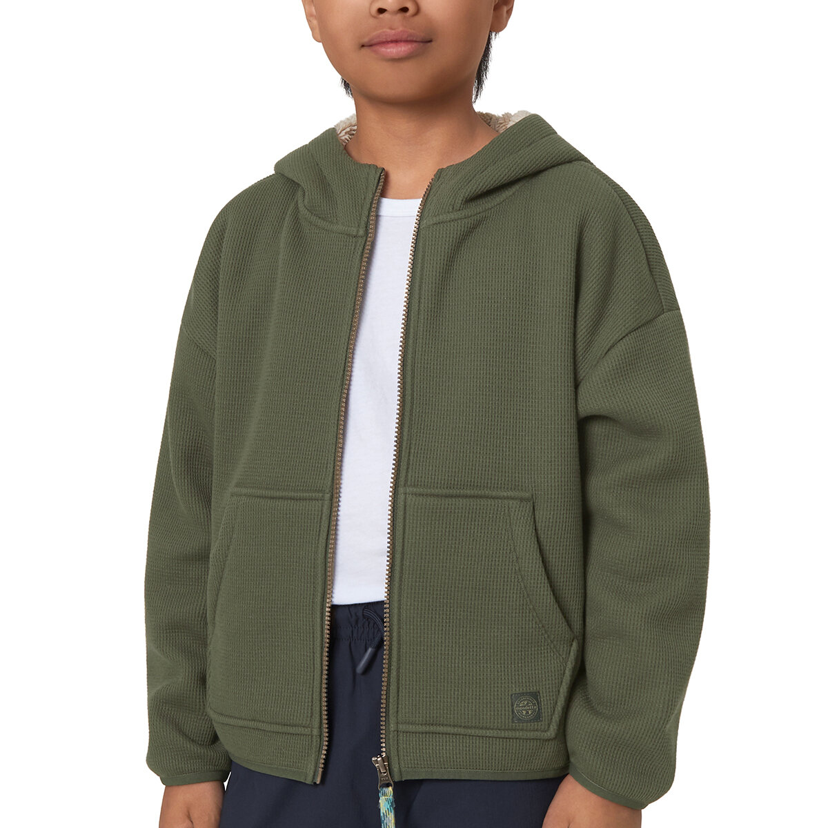 Mondetta Chamarra para Niños y Niñas Verde 10 / 12 Años