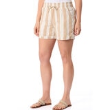 Briggs Shorts Tipo Lino para Dama Café Mediana Briggs Shorts Tipo Lino para Dama Café Mediana