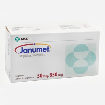 Janumet 50/850mg 56 Comprimidos