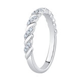 Anillo, Diamantes 0.12CTW, Oro Blanco 14K