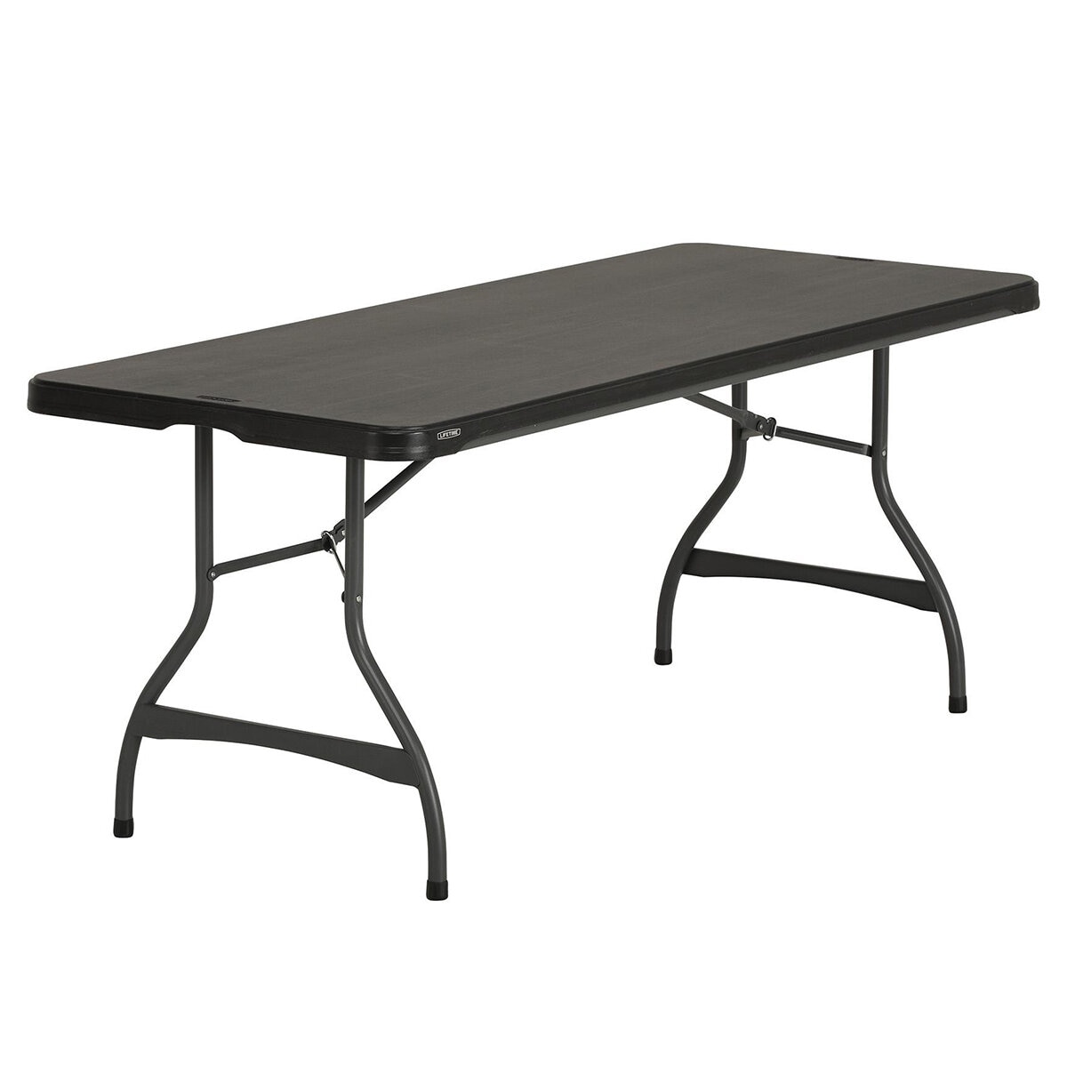 Lifetime, Mesa Plegable 1.82 metros, Color Negro