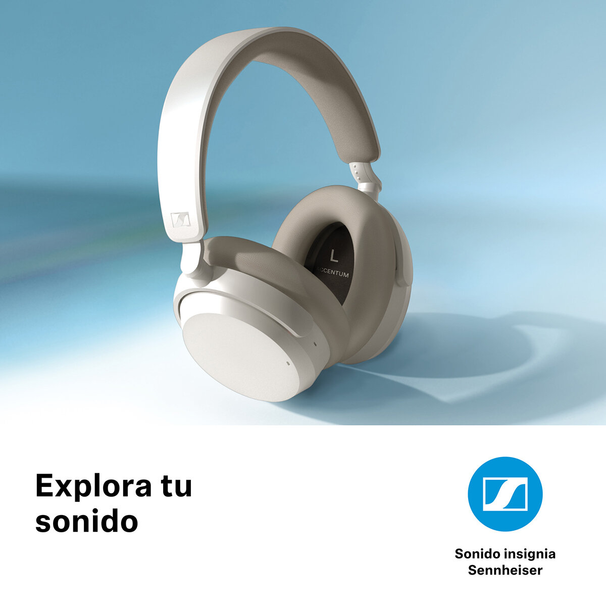 Sennheiser Accentum Wireless Audífonos Bluetooth Blanco