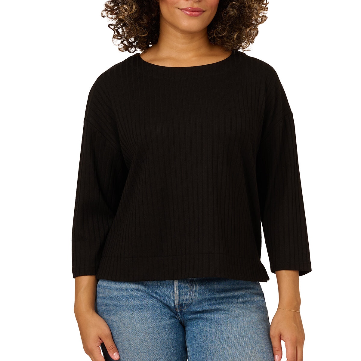 Adrianna Papell Blusa para Dama Negro EE Grande