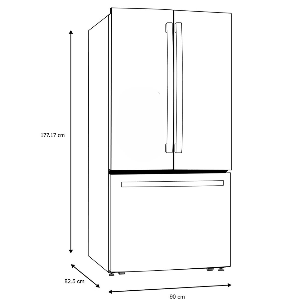 GE Refrigerador 27' French Door