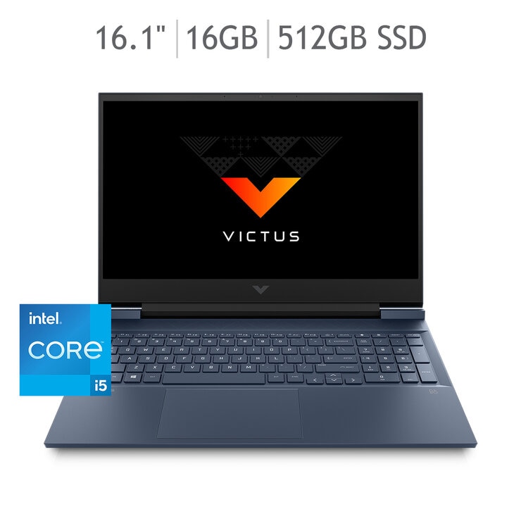 HP Vicus Gaming Laptop 16.1" Intel® Core™ i5-11400H 16GB 512GB SSD, Tarjeta Gráfica NVIDIA® GeForce GTX 1650, FHD
