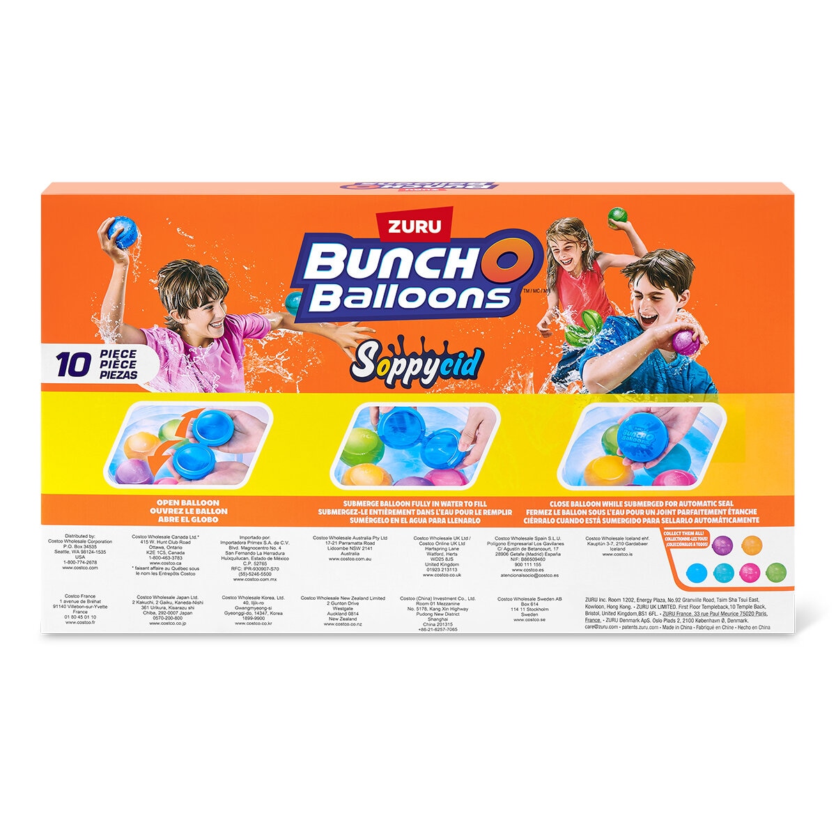 Zuru Globos de Agua Reutilizables, 10 Pzas.