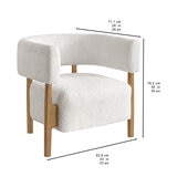 Northridge Home, Juego de 2 Sillas Decorativas de Tela