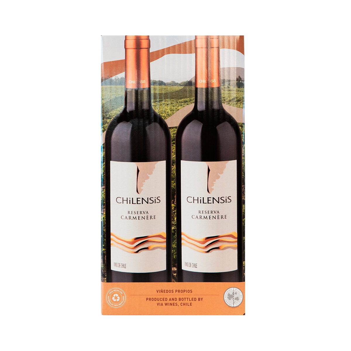 Vino Tinto Chilensis Reserva 4/750ml 