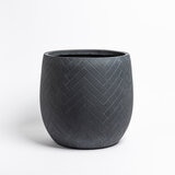 Over & Back, Tribes Maceta de Fibra de Arcilla Gris