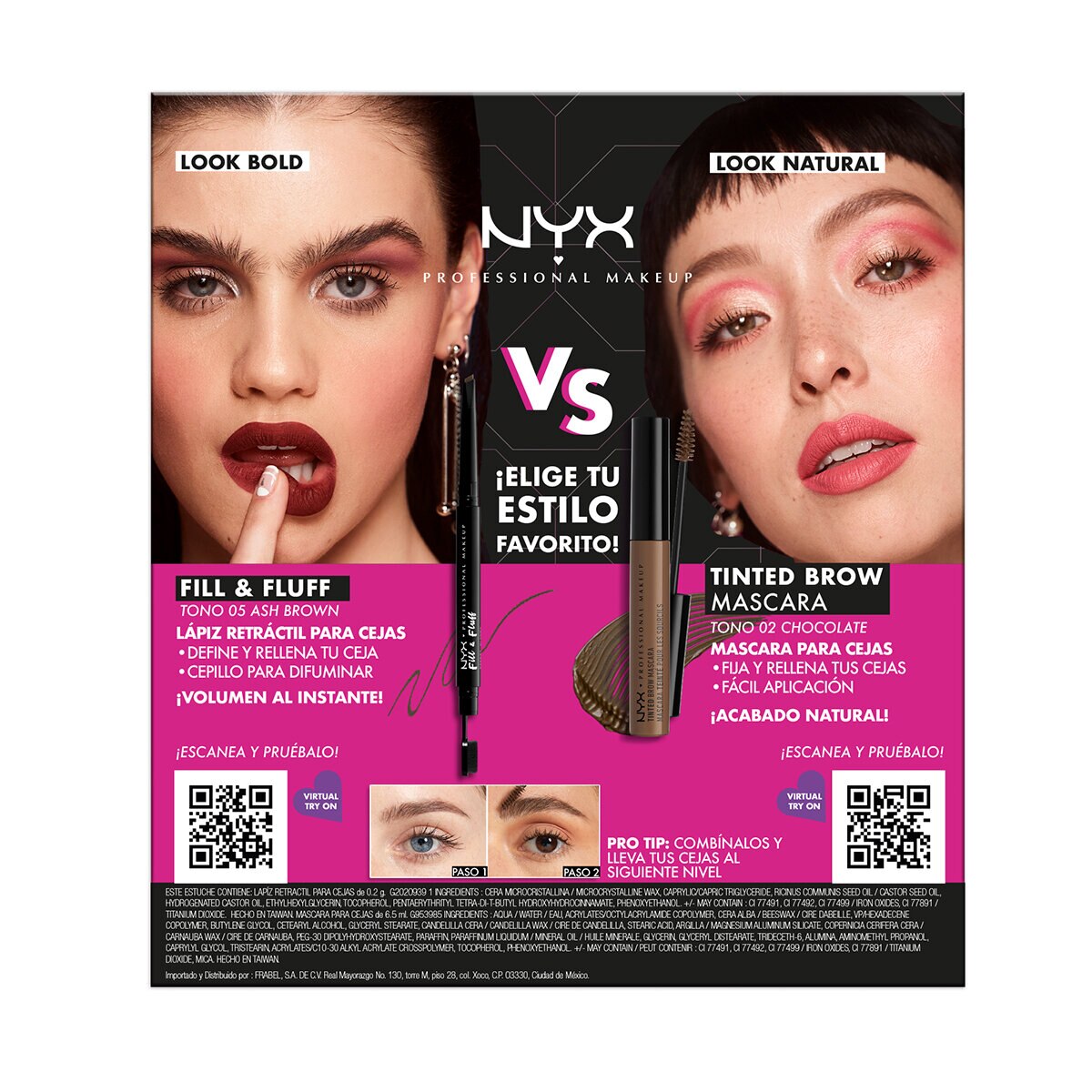 NYX Cosmetics Pack Brow Favs Kit de Maquillaje para Cejas