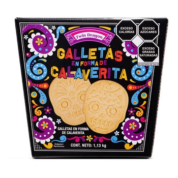 Twin Dragon Galletas en Forma de Calaverita 1.1 kg