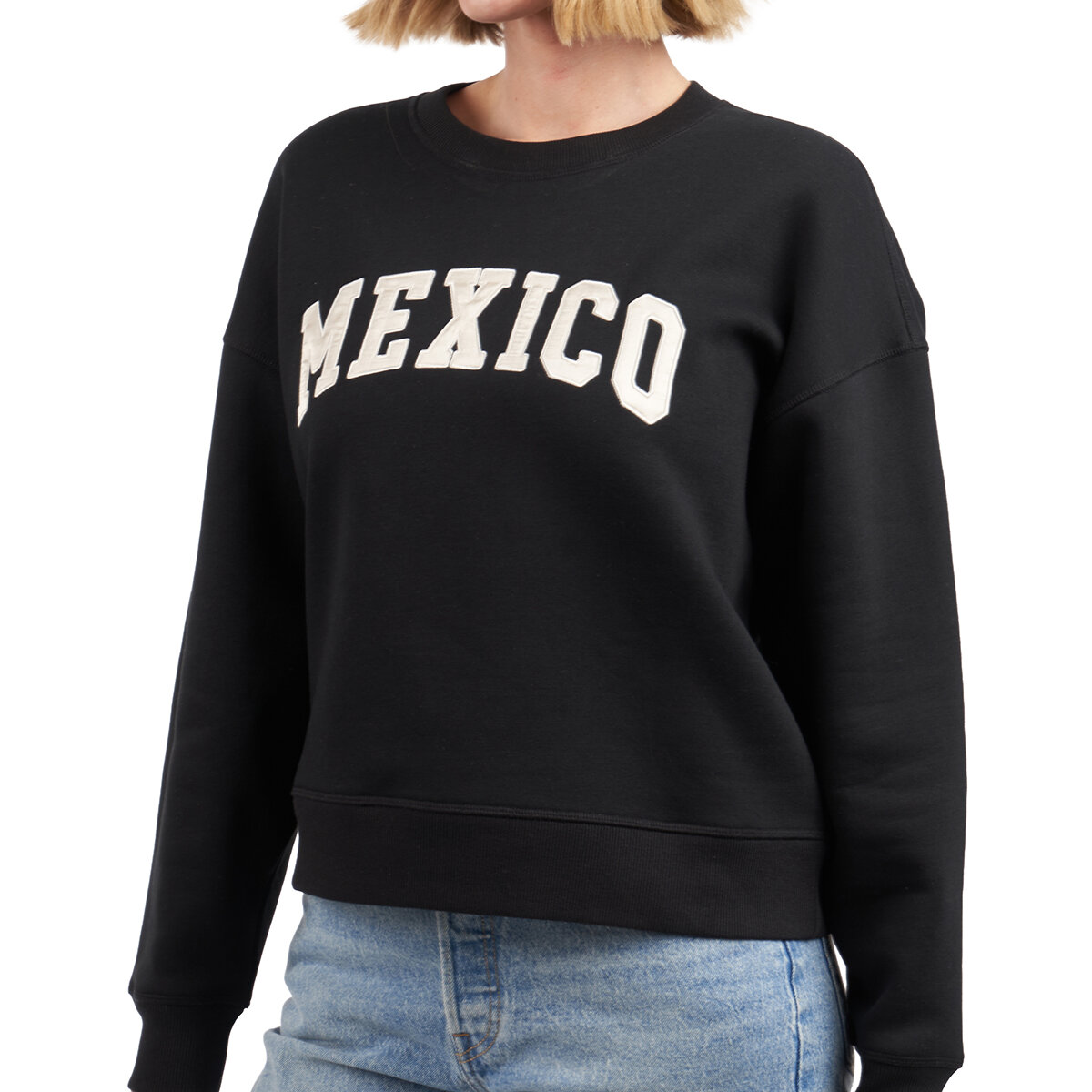 Elle Sport Sudadera para Dama Negro EE Grande