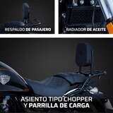 Vento Motocicleta Thunderstar 300cc Negro