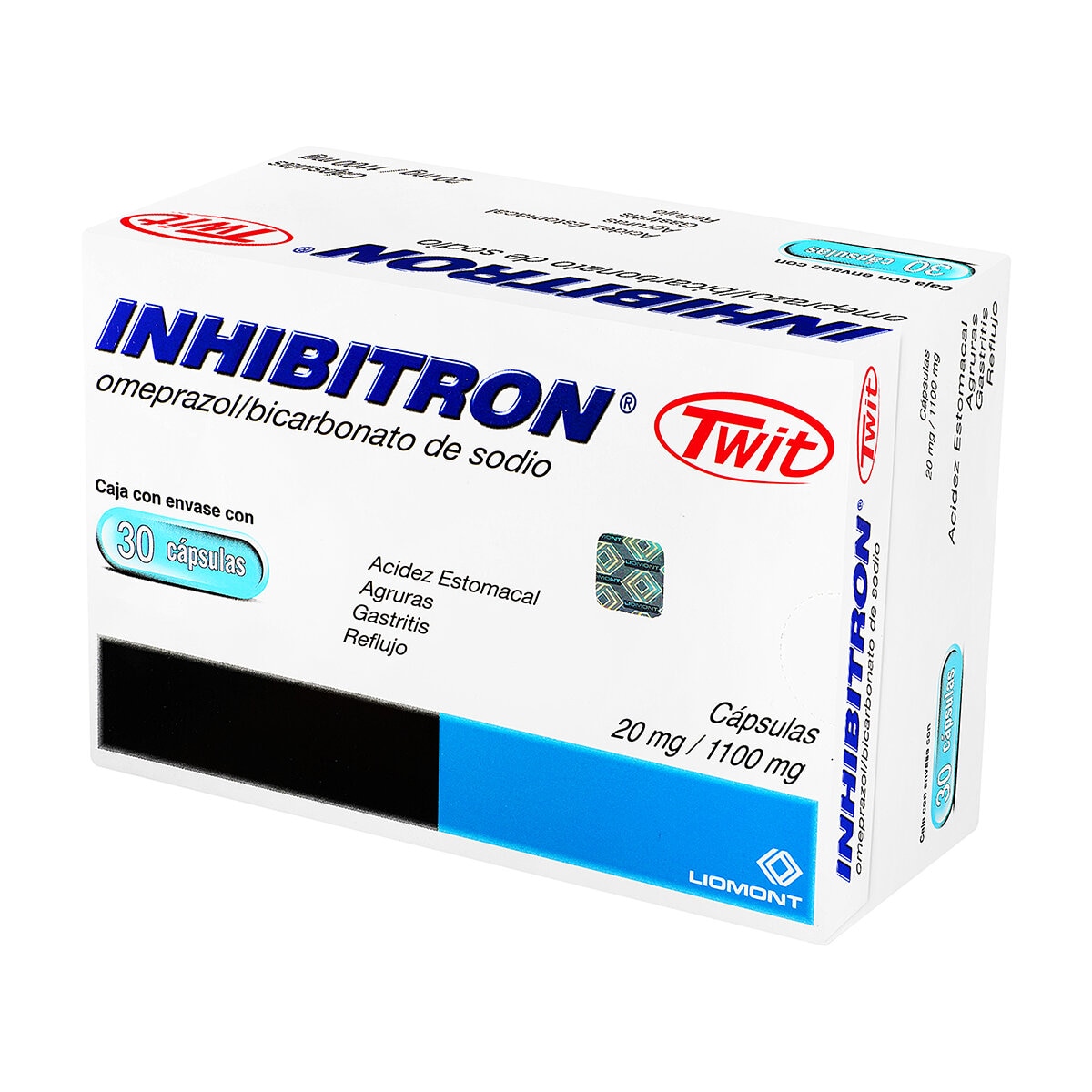 Inhibitron Twit 20mg/1100mg  30 Cápsulas