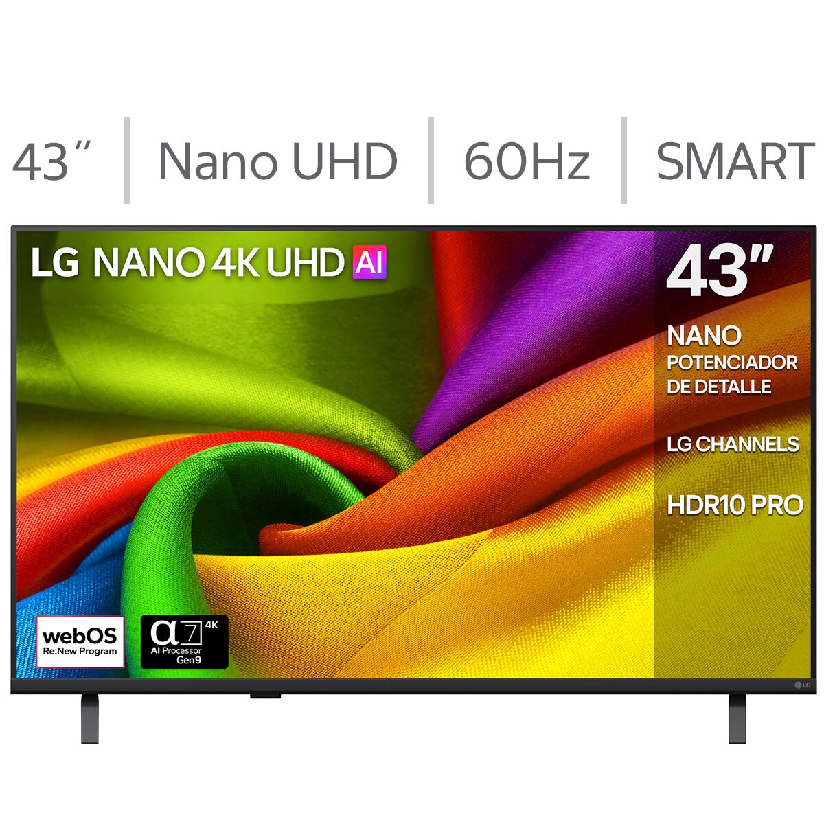 LG Pantalla 43" Nano UHD 4K Smart TV LG Pantalla 43" Nano UHD 4K Smart TV