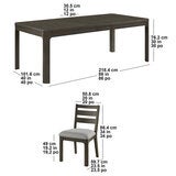 Universal Broadmoore Furniture, Midland, Juego de Comedor de 7 piezas Universal Broadmoore Furniture, Midland, Juego de Comedor de 7 piezas
