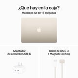 Apple MacBook Air 15" Chip M3 256GB Blanco Estelar