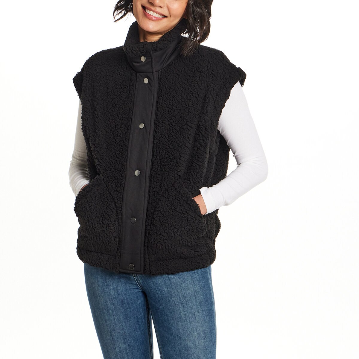 Weatherproof Chaleco para Dama Negro Grande