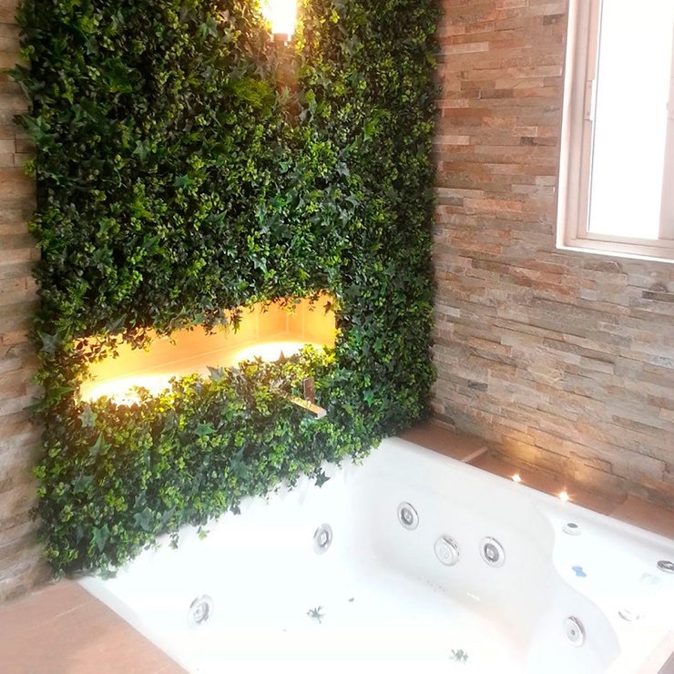 Green Smart, Panel de Follaje Sintético, Modelo Moss Green Smart, Panel de Follaje Sintético, Modelo Moss