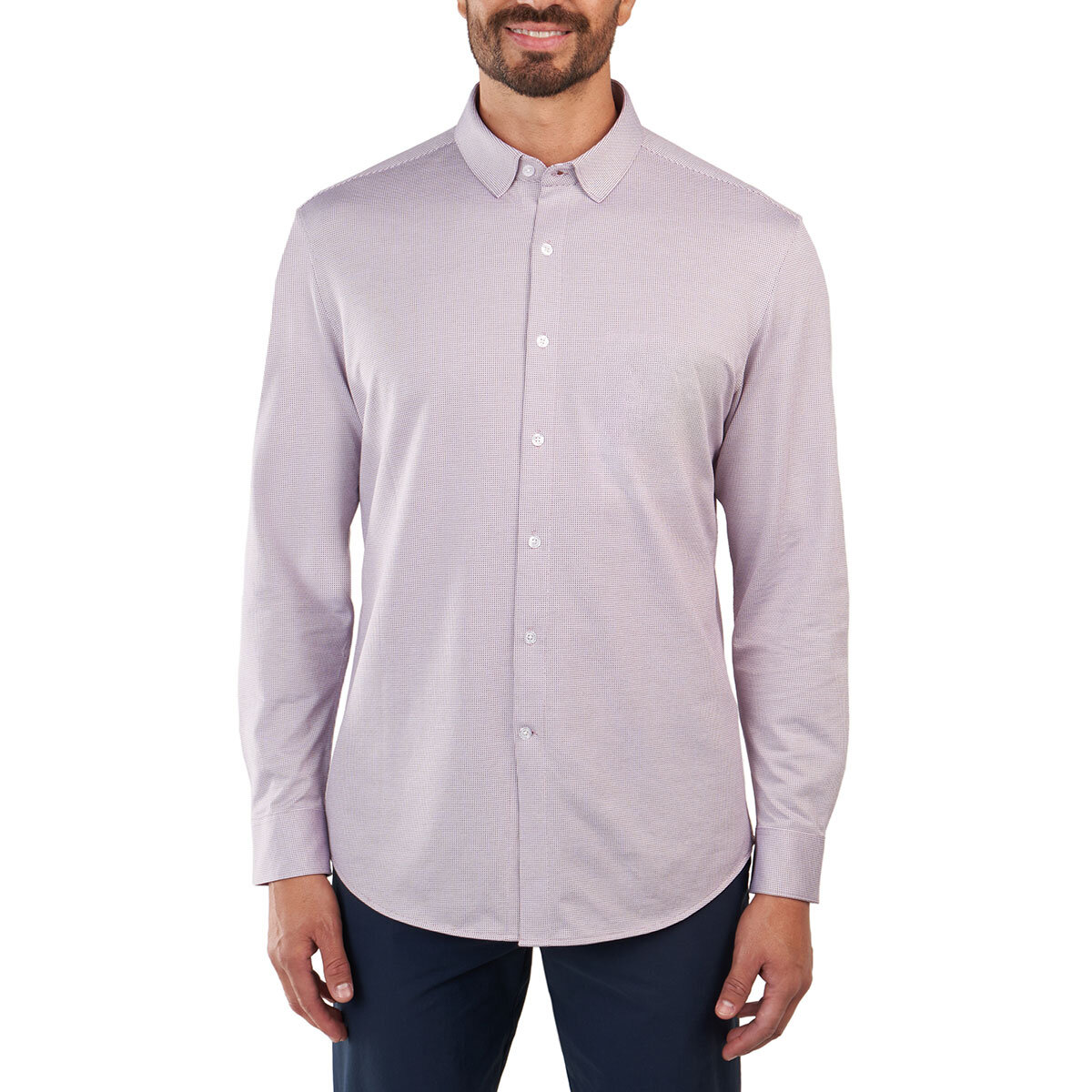 Kirkland Signature Camisa para Caballero Rojo Mediana