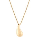 Dije de Gota, Oro Amarillo 14K, Cadena, 45.72cm Dije de Gota, Oro Amarillo 14K, Cadena, 45.72cm