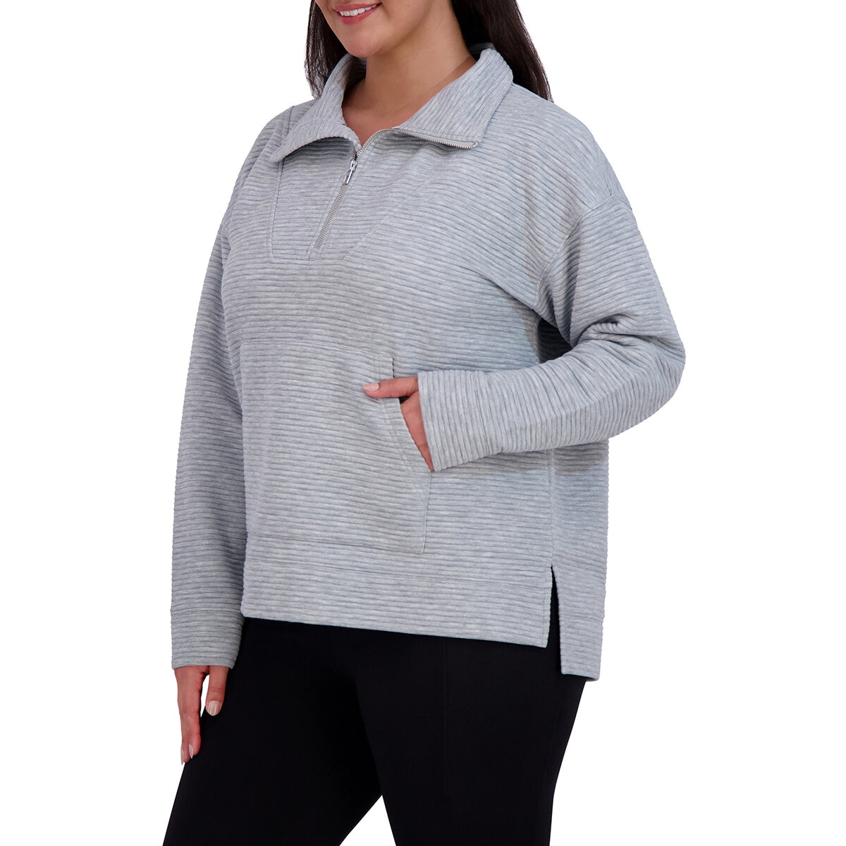 Kirkland Signature Sudadera para Dama Gris Extra Chica