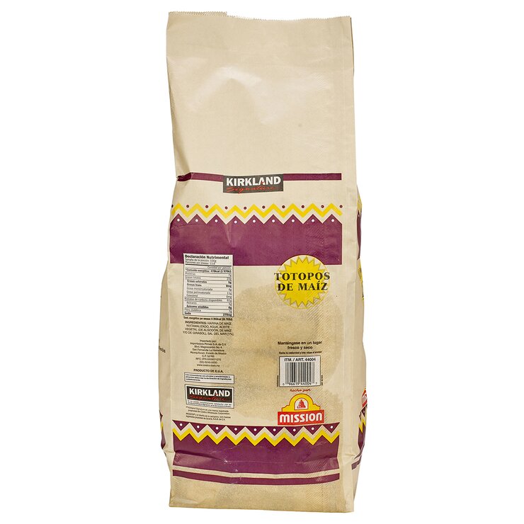 Kirkland Signature Totopos de Maíz 1.36 kg