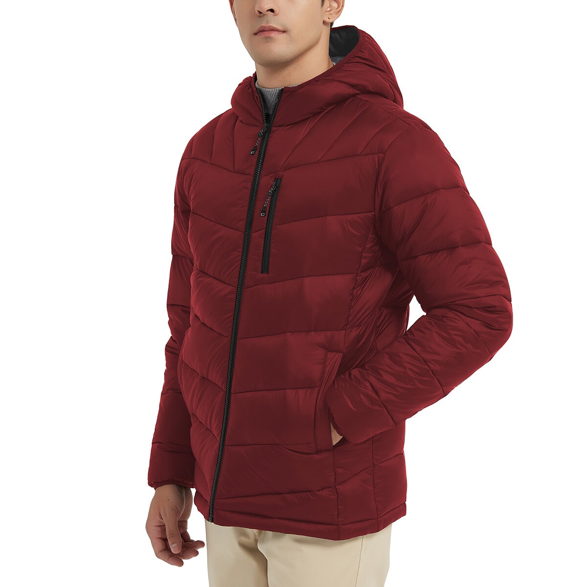 Hawke & Co Chamarra para Caballero Rojo Mediana