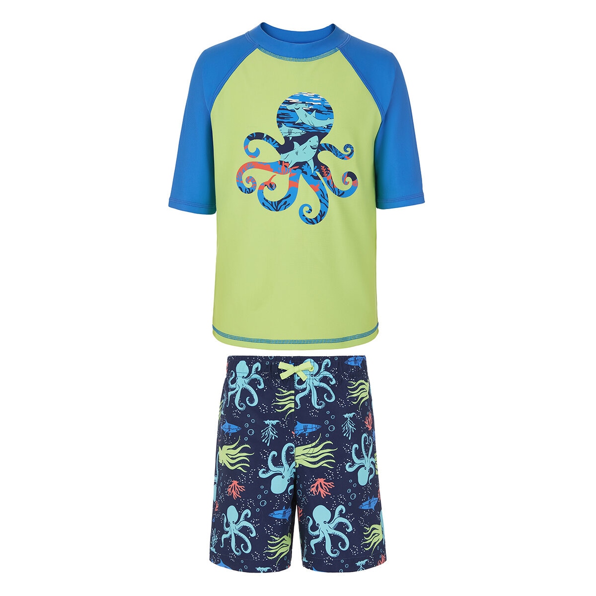 Saint Eve Traje de baño 2 piezas para Niños o Niñas Azul 4 Años Saint Eve Traje de baño 2 piezas para Niños o Niñas Azul 4 Años