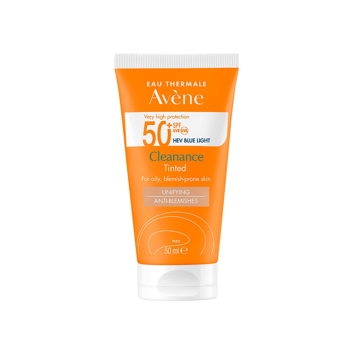 Avène - Cleanance Protector Solar TriAsorB FPS 50+, 50ml, con color
