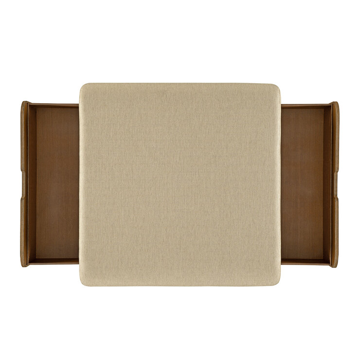 Universal Broadmoore Furniture, Otomano de Tela con Cajones