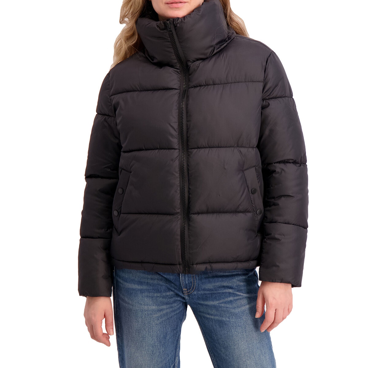 Hudson Chamarra para Dama Negro Extra Grande