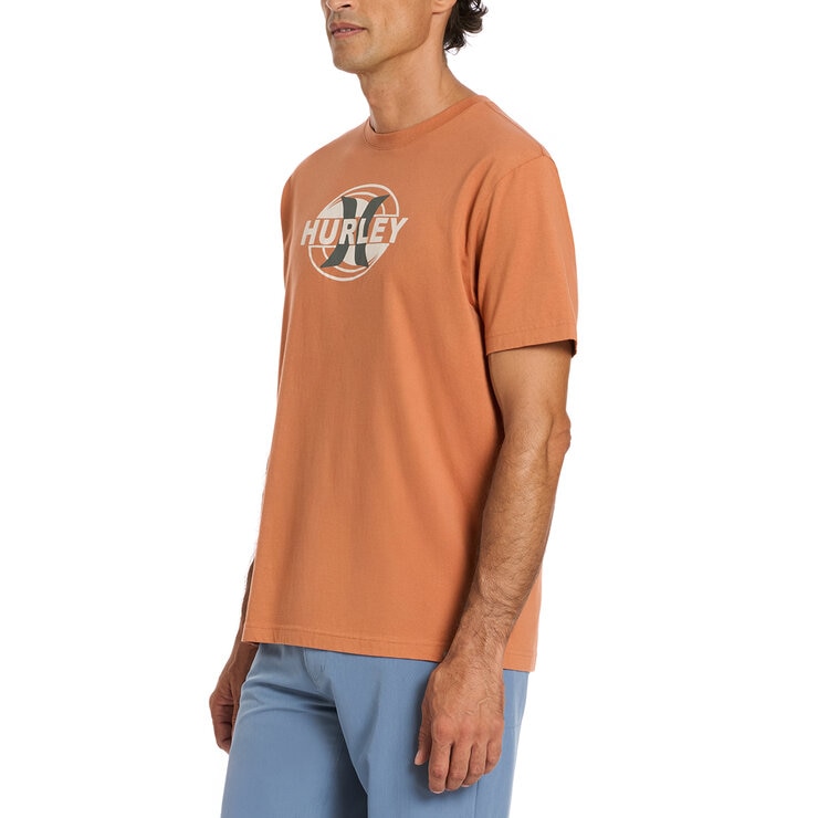 Hurley Playera para Caballero Naranja Extra Grande