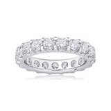 Anillo de Eternidad, 3.00ctw Diamantes, Oro Blanco de 14K