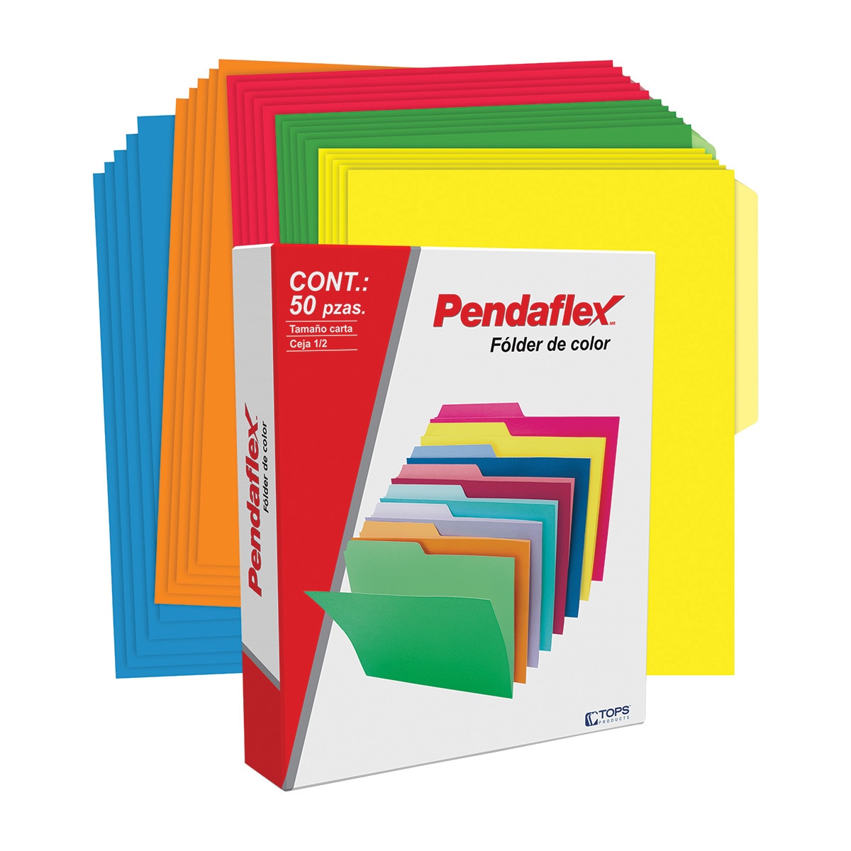 Caja De Carpetas Tamaño Carta Pendaflex Folders Tamaño Carta Colores Intensos 250 Piezas | Costco México