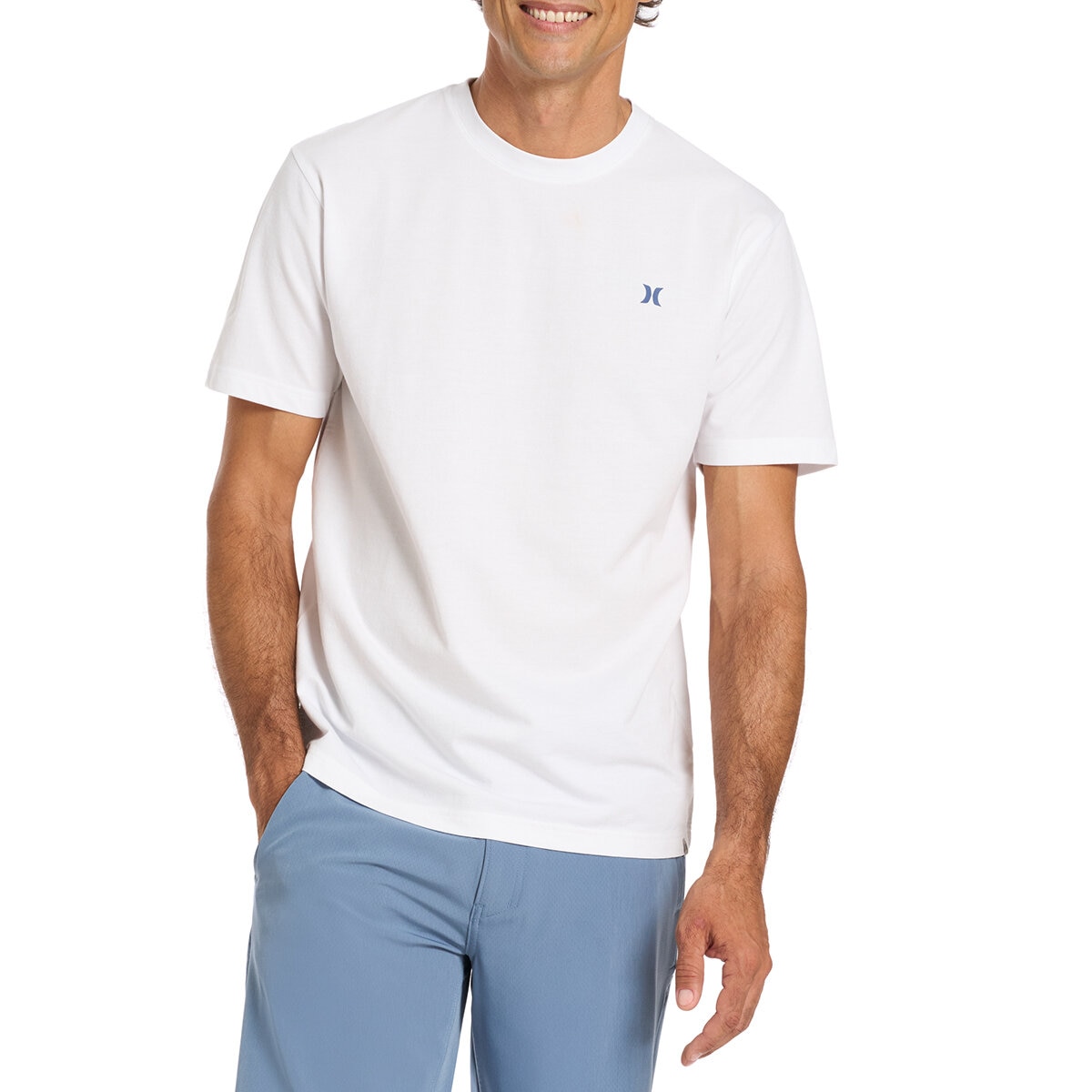 Hurley Playera para Caballero Blanco Grande Hurley Playera para Caballero Blanco Grande