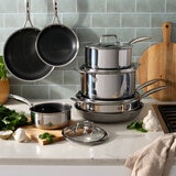 Henckels Batería de Acero Inoxidable de 11 piezas