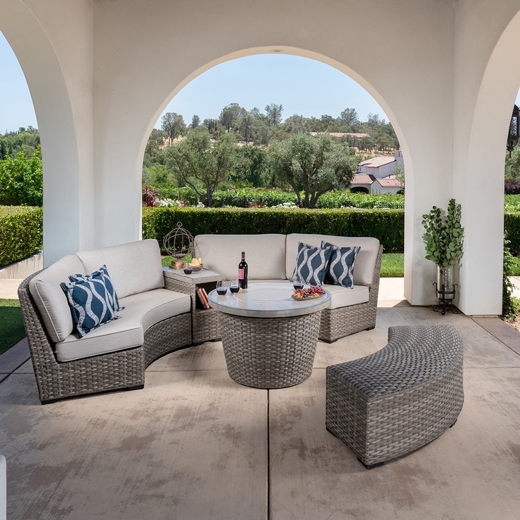 Sunvilla sala para exterior seccional de 5 piezas Laguna | Costco México